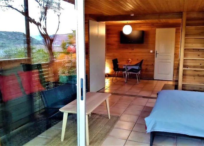 Apartmán 32m2 - Dans Propriete Avec Vue Imprenable Sur Le Du Salagou Liausson